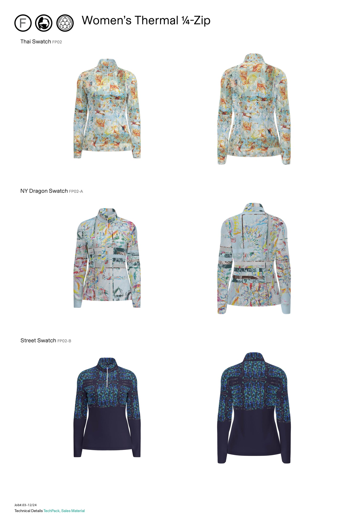 Women’s Thai Thermal ¼-Zip (black market prices)